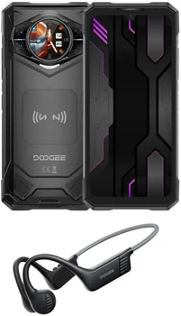 DOOGEE S200X VIP Edition 5G 12/512GB Black Samurai Наушники ( Global Version )