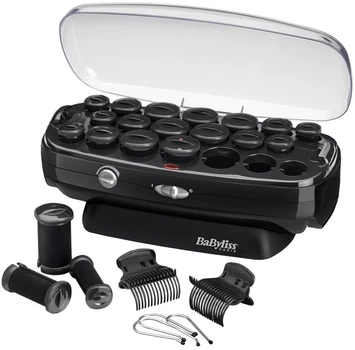 Термо бігуді Babyliss, 50Вт, 90-140 °C, кейс, кераміка, чорний