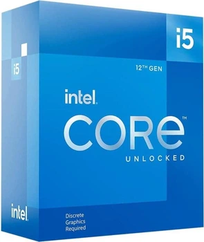 Intel Центральний процесор Core i5-12600KF 10C/16T 3.7GHz 20Mb LGA1700 125W w/o graphics Box