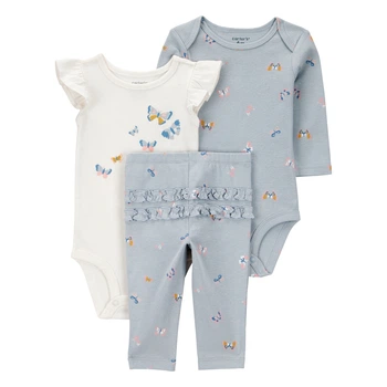 Комплект Carter's 3в1 2 боді, штани для дівчинки 61-69 см (1T006310_6M)