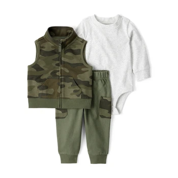 Комплект Carter's 3в1 боді, жилет, штани для хлопчика 61-69 см (1T542210_6M)