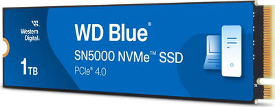 Твердотільний диск M.2 1TB Western Digital WD Blue SN5000 NVMe (M.2 2280, PCIe 4.0 x4, 5150 /4900MB/s)