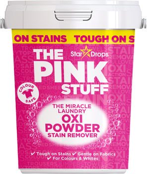 Odplamiacz w proszku The Pink Stuff Oxi Powder do tkanin kolorowych 1 kg (5060033820148)