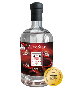 Настоянка «Перцево-сливова спокуса» ТМ «AlcoStar» Дистилят пшеничний та сливовий 0,5л 38% ОлВі+
