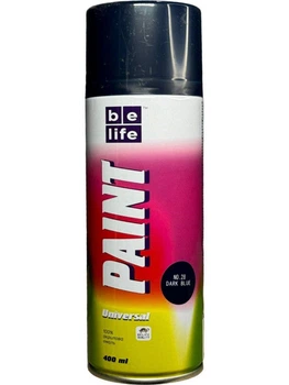 Аэрозольная краска BeLife Universal 400 мл 28 темно-синяя