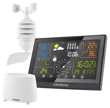 Stacja pogodowa Hyundai HY-WSP5100RWIND Black (HY-WSP5100RWIND)