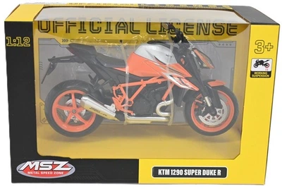 Metalowy model samochodu MSZ KTM 1290 Super Duke R 1:12 68735A (4897071929158)