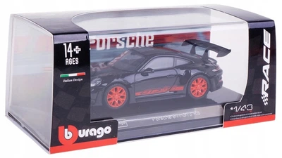 Металева модель автомобіля Bburago Race Porsche 911 GT3 RS 38313 (4893993383139)