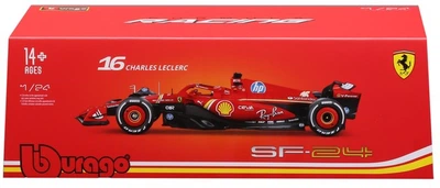 Металева модель автомобіля Bburago Ferrari Formula SF-24 C. Leclerc 1:24 26821_16 (4893993268214)
