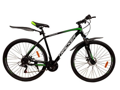 Велосипед CrossBike Tracker 29" 21" Чорний-Зелений
