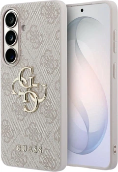 Панель Guess 4G Big Metal Logo для Samsung Galaxy S26 Pink (3666339613754)