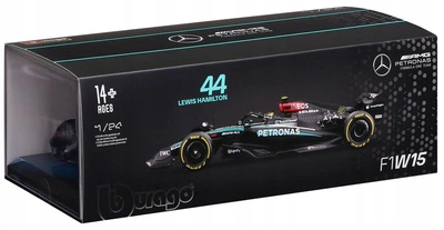 Металева модель автомобіля Bburago Formula Mercedes AMG L. Hamilton 1:24 28063_44 (4893993280636)