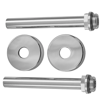 Комплект подовжувачів Koer KF.SET.06-15M d15x1/2M хромований (KR5847)