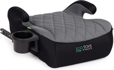Fotelik samochodowy EcoToys ISOFIX siedzisko dla dzieci i-SIZE wzrost 125-150 cm uchwyt na napoje RDCF04-ISO (5905817007967)