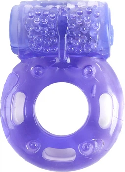 Вибрационное кольцо для пениса Loving Joy Rev-Rings Vibrating Cock Ring Текстурированное (N11622)