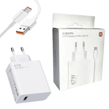Мережевий зарядний пристрій для моделі Xiaomi, POCO 67W з кабелем
