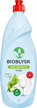 Засіб для миття посуду BioBlysk Зелене яблуко 1 л (4820285280418)