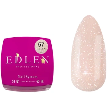 EDLEN Builder Gel Flash Світловідбиваючий гель №57, 15 мл