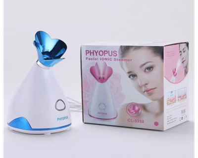 Паровая сауна для лица с ингалятором Facial Iconic Steamer phyopus компактная с ароматерапией