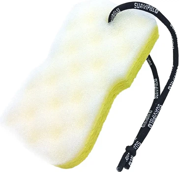 Мочалка массажная Suavipiel Black Aqua Power Massage Sponge (8410262908044)