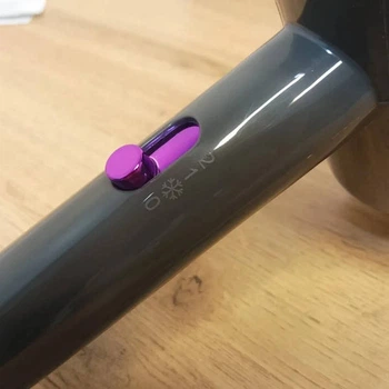 Фен для волос Fashion Hair Dryer, с турбопотоком, серый с фиолетовым