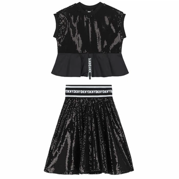 Комплект (топ + спідниця) DKNY, арт. 33596/35S34, блискітки, 158 см, розмір 14