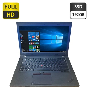 Ноутбук Б-класс Lenovo ThinkPad L460 / 14" (1920x1080) IPS / Intel Core i5-6200U (2 (4) ядра по 2.3 - 2.8 GHz) / 8 GB DDR3 / 192 GB SSD / Intel HD Graphics 520 / WebCam б/у