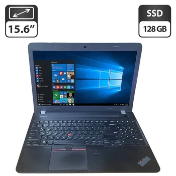 Ноутбук Б-класс Lenovo ThinkPad E560 / 15.6" (1366x768) TN / Intel Core i3-6100U (2 (4) ядра по 2.3 GHz) / 8 GB DDR3 / 128 GB SSD / Intel HD Graphics 520 / WebCam / DVD-ROM б/у