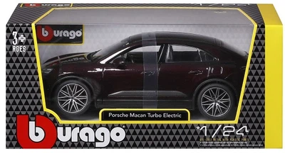 Металева модель автомобіля Bburago Porsche Macan Turbo Electric 1:24 21114 (4893993211142)