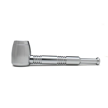 Трубка для курения металлическая Boss Pipe 420 Сетки не нужны Silver
