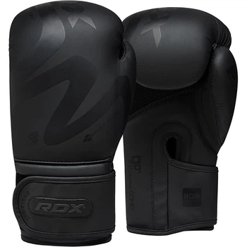 Боксерські рукавиці RDX BOXING GLOVES F15 Чорний 12 унцій (BGR-F15MB 12)