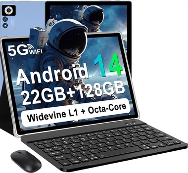 Планшет 10.1" Ziovo Z168 6+16/128Gb 8 ядер Android 14 8000 mAh Blue - Б/У
