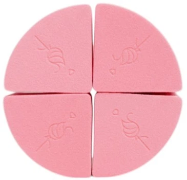 Губки для макіяжу Sugarpowder Trojcioszek трикутні 4 шт (5903843265825)