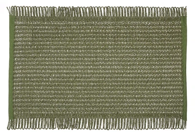 Сервировочная салфетка (плейсмат) 30*45 см с окантовкой Rustic Olive (445-213)