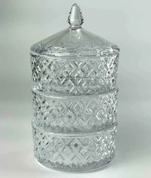 Цукерниця «3+1» B», 13x24 см / 3x6 см