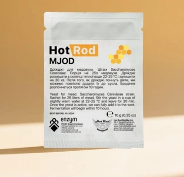 Винные дрожжи Hot Rod Mjod для медовухи 10 г D0401