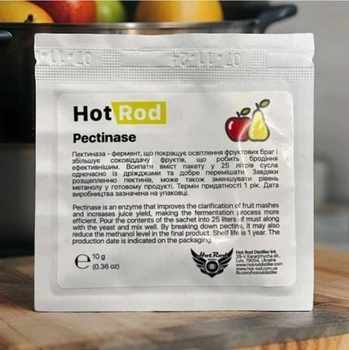 Пектиназа Hot Rod Pectinase 10 г фермент для мацерации фруктового брожения, на 25 л D2025