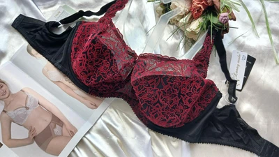 Бюстгальтер Lanny mode 11910 95G черно-красный