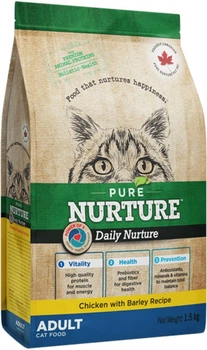 Сухий корм Pure Nurture Daily Power of 3 з куркою та ячменем