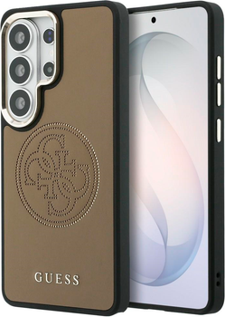 Панель Guess Perforated Logo MagSafe для Samsung Galaxy S26 Ultra Brown (3666339613112)
