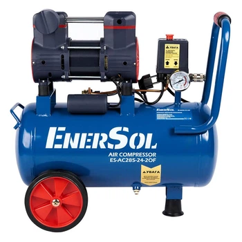 Компрессор повітряний безмасляний ENERSOL ES-AC285-24-2OF, продуктивність 285 л/хв, потужність 1.08 кВт, тис 8 Бар, об'єм ресивера
