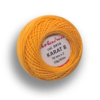 НИТКИ "KARAT" (1шт) колір оранжевий 414