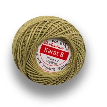 НИТКИ "KARAT" (1шт) цвет бежевый 613