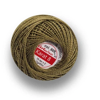 НИТКИ "KARAT" (1шт) цвет хаки 609