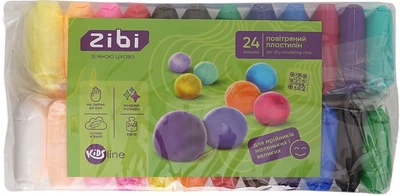 Набір повітряного пластиліну для ліплення Zibi 24 шт (ZB.6297)