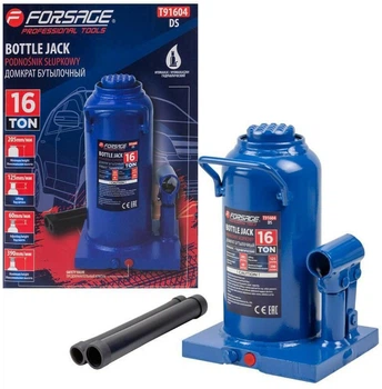 Домкрат бутылочный Forsage 16 т 205-390 мм (F-T91604DS)