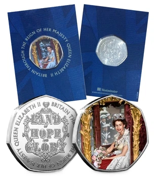 Памятная монета Коронация королевы Елизаветы II (50318)