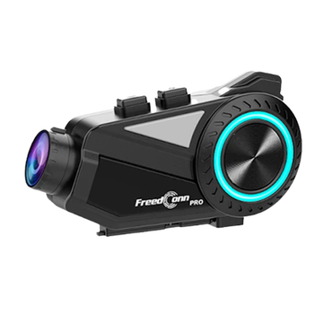 Мотогарнитура FreedConn R3 Pro с камерой 1440P Bluetooth интерком более 1000 м Wi-Fi 1500 мАч