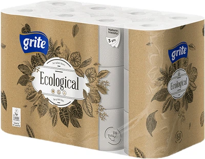 Zestaw papieru toaletowego Grite Ecological 24 szt (4770023350265)