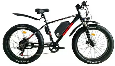 Электровелосипед Corso HUNTER 26 дюймов (750W, 48V, 20Ah) Черно-Красный